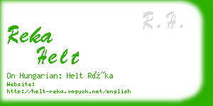 reka helt business card